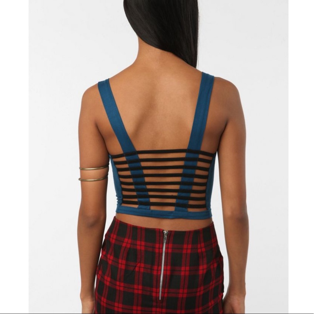 Motel Lolita Caged Back Crop Top
